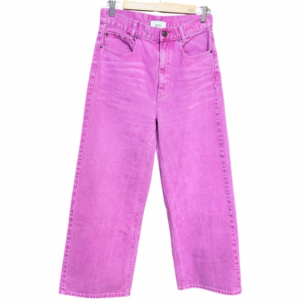 BDG Straight Leg Jeans in Bright Pink